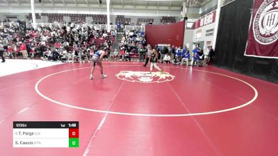 120 lbs Round Of 32 - Trey Paige, Charlotte Latin School vs Scott Cascio, St. Paul's School