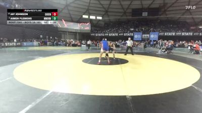 Boys 2A 165 lbs Champ. Round 2 - Aimen Flemens, Mark Morris vs Jay Johnson, Chief Sealth