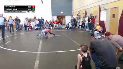 49 lbs 1st Place Match - Kai Fusco, Sandpoint Legacy Wrestling Club vs Tommy Gunn, Bear Lake Wrestling Club