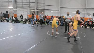115 lbs Round 7 (10 Team) - Greg Burkes, Notre Dame Lions vs Jennings Augustine, Empyre WC