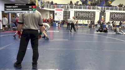 145 lbs Qtr-finals - Bobby Duffy, Christian Brothers Acad.-NJ vs Weston Borgers, Blair Academy-NJ