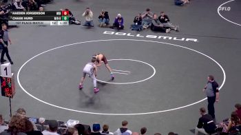1st Place Match - Haeden Jorgenson, Webster Area vs Chase Hurd, Miller/Highmore-Harrold
