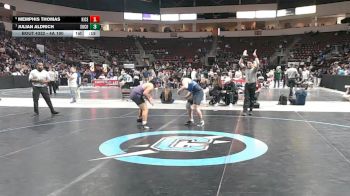 4A 190 lbs Cons. Round 3 - Memphis Thomas, Kirtland Central vs Julian Aldrich, Socorro