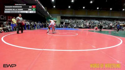 285 lbs Round Of 16 - Joaquin Rodriguez, Ripon Tribe Wrestling vs Isandre De La Torre, South Medford Mat Club