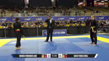 Branca Fernandes Lago vs Ashley Nicole Odell 2026 Pan Kids Jiu-Jitsu IBJJF Championship