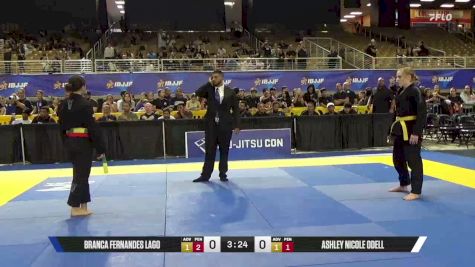 Branca Fernandes Lago vs Ashley Nicole Odell 2026 Pan Kids Jiu-Jitsu IBJJF Championship