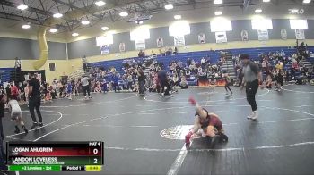 75 lbs Semifinal - Logan Ahlgren, C2X vs Landon Loveless, Poquoson Athletic Association