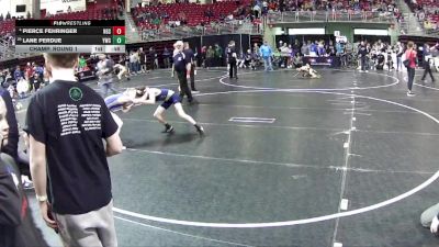 90 lbs Champ. Round 1 - Lane Perdue, York Wrestling Club vs Pierce Fehringer, NGSE