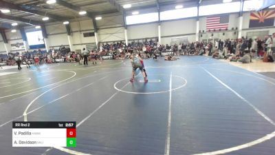 133 lbs Rr Rnd 2 - Victor Padilla, Hawk Wc vs Alexander Davidson, Valiant College Prep