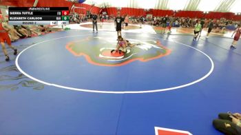 82-93 lbs Round 3 - Sierra Tuttle, Illinois Top Dawgs vs Elizabeth Carlson, Mahtomedi