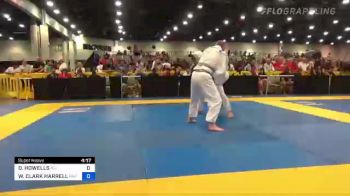 DAVID HOWELLS vs WILLIAM CLARK HARRELL 2022 World Master IBJJF Jiu-Jitsu Championship