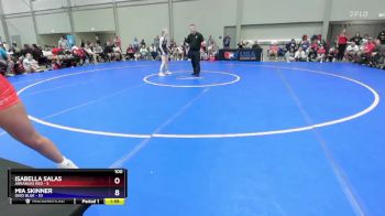 105 lbs Round 1 (8 Team) - Farah Crossno, Arkansas Red vs Lucy Amrine, Ohio Blue