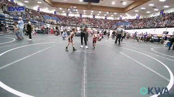 40 lbs Consi Of 4 - Asher Marquez, Carl Albert vs Denver Dudley, Hinton Takedown Club