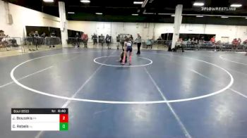 70 lbs 7th Place - Jaclyn Bouzakis, PA vs Cole Rebels, NJ