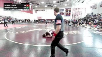 120 lbs Quarterfinal - Forest Layton, Northwestern vs Bradey Jonasch, Killingly