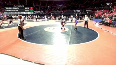 2A 165 lbs Quarterfinal - Santino Tenuta, Lombard (Montini) vs Grant Gensler, Rochelle