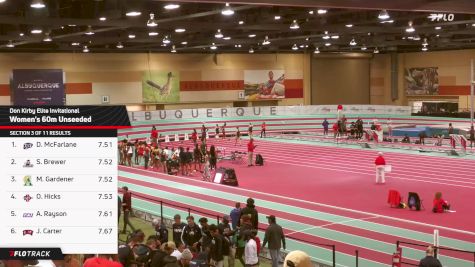 Women's 60m, Prelims 4