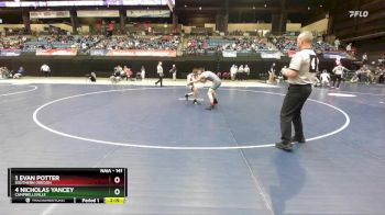 141 lbs Semifinal - 1 Evan Potter, Southern Oregon vs 4 Nicholas Yancey, Campbellsville