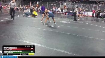 144 lbs Quarterfinal - Adelaida Fernandez, Team California vs Paityn Delong, Team Vermont