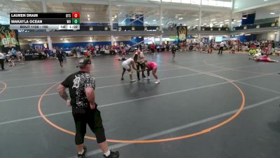 190 lbs Round 3 - Makayla Ocean, Wrestling University vs Lauren Drain, Unattached