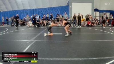 106 lbs Round 2 (8 Team) - Nathan Gates, Jackson HS vs Dom Difilippo, Rogue WC