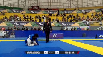 MARIANA MENDONCA vs JULIA REIS DIAS 2026 FPJJ Circuito Paulista GI Etapa 1