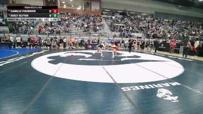 U23 Women - 53 lbs Champ. Round 2 - Camille Fournier, TX vs Joely Slyter, ID