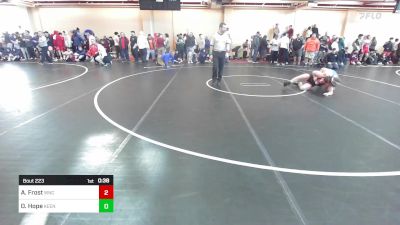 170 lbs Round Of 64 - Alex Frost, Winnacunnet vs Owen Hope, Keene