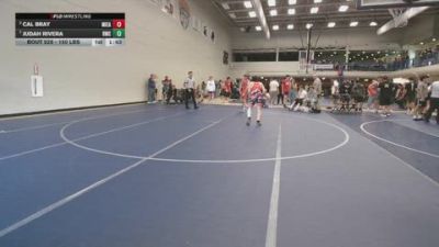 150 lbs Quarters - Judah Rivera, Roy Wrestling Club vs Cal Bray, Millard Eagles