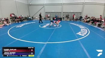 106 lbs Semis & 3rd Wb (16 Team) - Isabel Kaplan, Indiana vs Jenna Baines, Tennessee Red