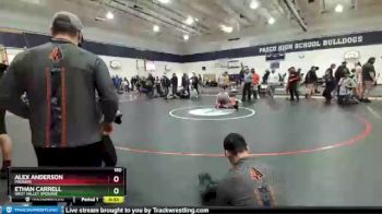 160 lbs 3rd Place Match - Ethan Carrell, West Valley Spokane vs Alex Anderson, Prosser