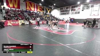 106 lbs Quarterfinal - Elijah Ramirez, Mission Viejo vs Diego Arias, La Mirada