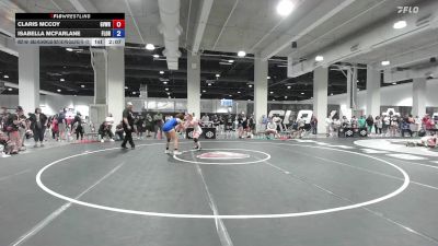 Cons. Round 2 - Claris McCoy, GV Wrestling vs Isabella McFarlane, Florida