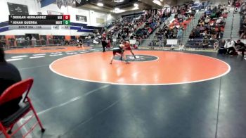 138 lbs Champ. Round 3 - Jonah Guerra, Montclair vs Deegan Hernandez, ML King