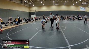 76 lbs Round 7 (10 Team) - Roan Cruz, Aggression Legionnaires vs Declan Beard, Reaper WC