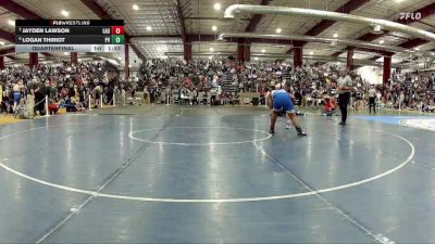 190 lbs Quarterfinal - Jayden Lawson, Laughlin vs Logan Thiriot, Pahranagat Valley