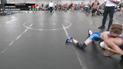 106 lbs Round 5 (8 Team) - Emilio Rodriguez, Old Hickory vs Levi Daniels, West Geauga Wolverines