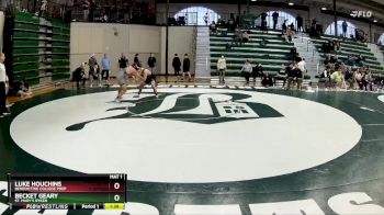 113 lbs Cons. Round 4 - Luke Houchins, Benedictine College Prep vs Becket Geary, St. Mary`s Ryken