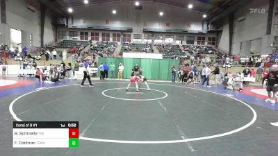 73 lbs Consi Of 8 #1 - Barrett Schinella, The Colosseum Training Center vs Fisher Cochran, Tomahawk Wrestling Club