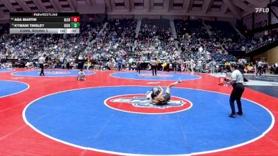 106-5A Cons. Round 3 - Asa Martin, Alcovy vs Kymani Tinsley, Seckinger