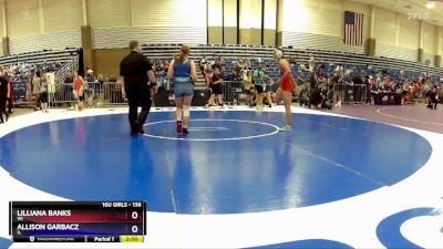 136 lbs Champ. Round 1 - Lilliana Banks, WI vs Allison Garbacz, IL