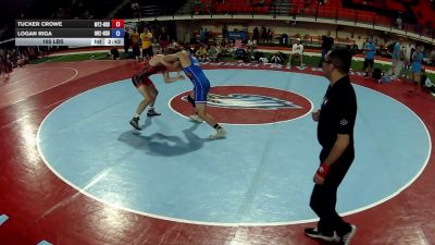 165 lbs Tucker Crowe, Montana 2 HS Boys vs Logan Riga, Oregon 2 HS Boys