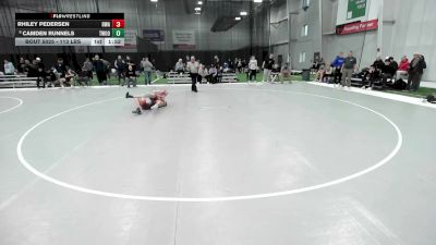 113 lbs Champ. Rd Of 32 - Rhiley Pedersen, Heartland Wrestling Academy vs Camden Runnels, Threestyle Wrestling Of Oklahoma