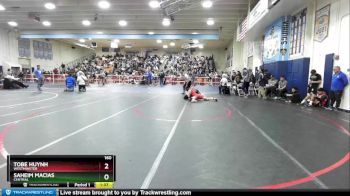 160 lbs Champ. Round 1 - Tobe Huynh, Westminster vs Saheim Macias, Central