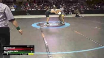 5A 220 lbs Champ. Round 1 - Victor Borunda, Farmington vs Brandon Asi, Cibola
