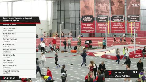 Women's 800m, Prelims 16