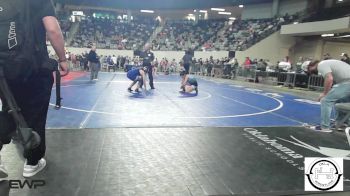 105 lbs Round Of 32 - Avriella Pretty Bear, Harrah vs Mckinlee Dosh, Pryor Tigers Wrestling
