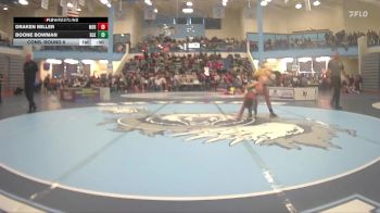 144 lbs Cons. Round 6 - Draken Miller, Meridian vs Boone Bowman, Blackfoot High School