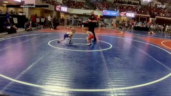 43 lbs Quarterfinal - Bryson Britt, Terry Wrestling CLub vs Ryker Keaton, Conrad Wrestling Club