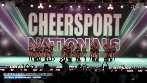 Premier Performance - Wrath [2026 L4 Senior Coed - D2 - Medium Day 1] 2026 CHEERSPORT National All Star Cheerleading Championship
